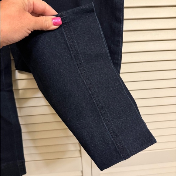 A new Day Dark Blue Cropped Belted Chinos Women’s Sz 18 NEW Pants Slacks - Picture 3 of 9